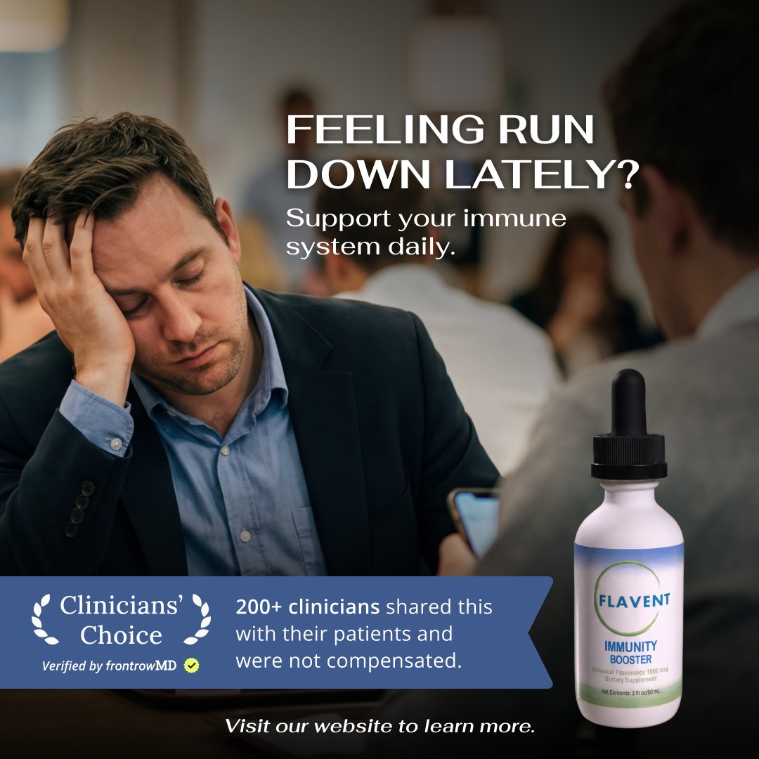 Flaventrelief's tweet image. Give your immune system the daily botanical support it deserves.
Flavent Immunity Tincture combines powerful #flavonoids to help keep your defenses strong naturally and consistently.
🔗 flaventrelief.com
#FlaventRelief #ImmunitySupport #NaturalDefense #FeelBetterNaturally