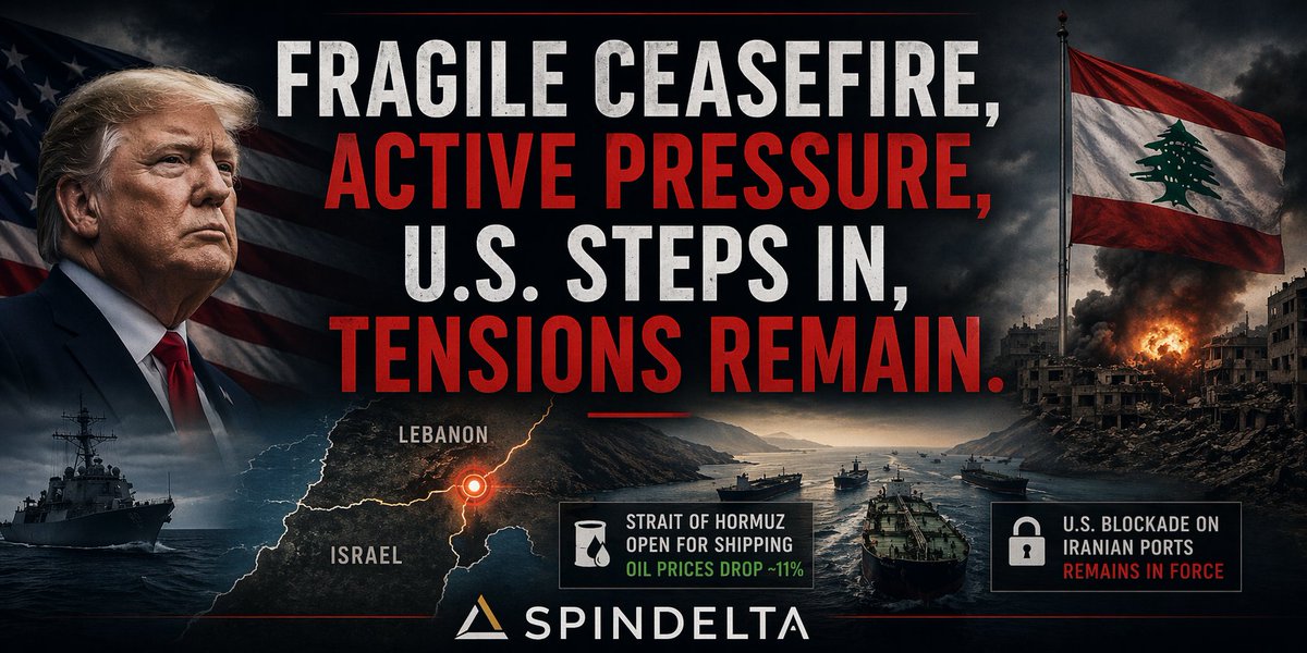 lesliebocskor's tweet photo. Today's read. 
https://t.co/EsOWF66HFC
#SpinDelta
#Geopolitics
#MiddleEast
#Ceasefire
#IsraelLebanon
#USForeignPolicy
#EscalationControl
#Hormuz
#OilMarkets
#GlobalRisk https://t.co/2LAHRVCVIY