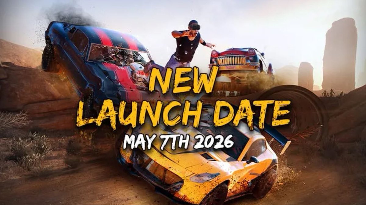 Generacion_XR's tweet image. FlatOut 4: Total Insanity VR retrasa su salida y pisa el freno hasta mayo… pero con mejoras bajo el capó
#RetrasoDeSalida #Flat2VRStudios #FlatOut4 #VR #SteamVR #PCVR 
generacionxr.com/2026/04/17/fla…