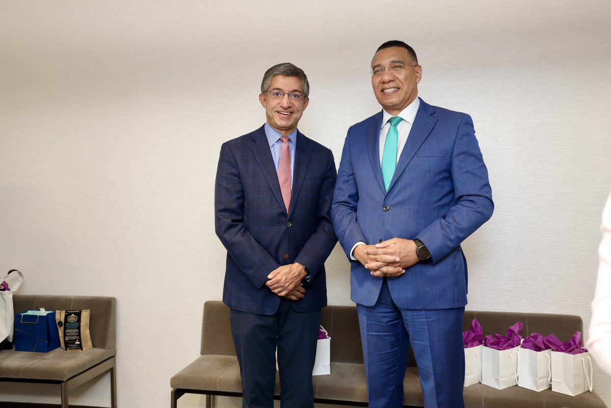 Andrew Holness tweet media