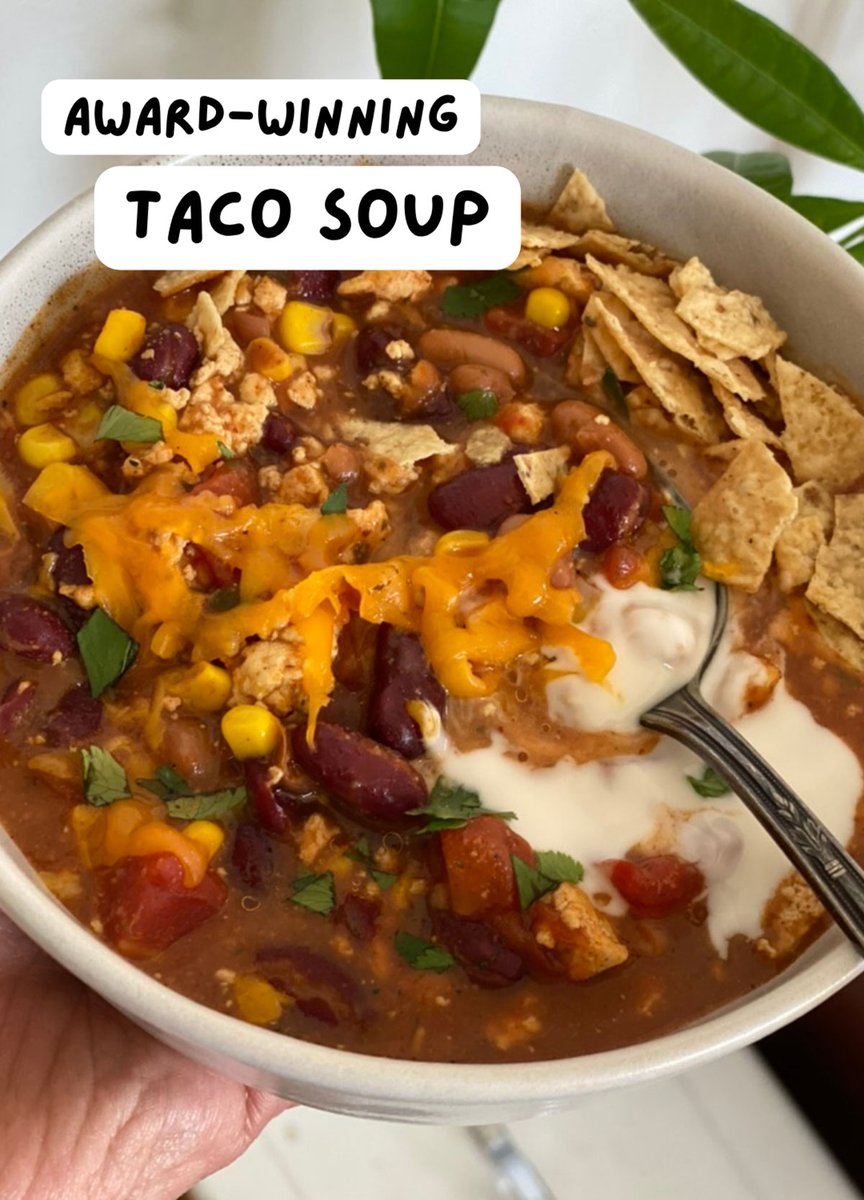 liveeatlearn's tweet photo. This vegetarian taco soup took first place at the Alaskan State Fair (which tells you everything you need to know about how it lands with a crowd). The recipe is here: https://t.co/NOdN0aiayO https://t.co/QsQblQNauY