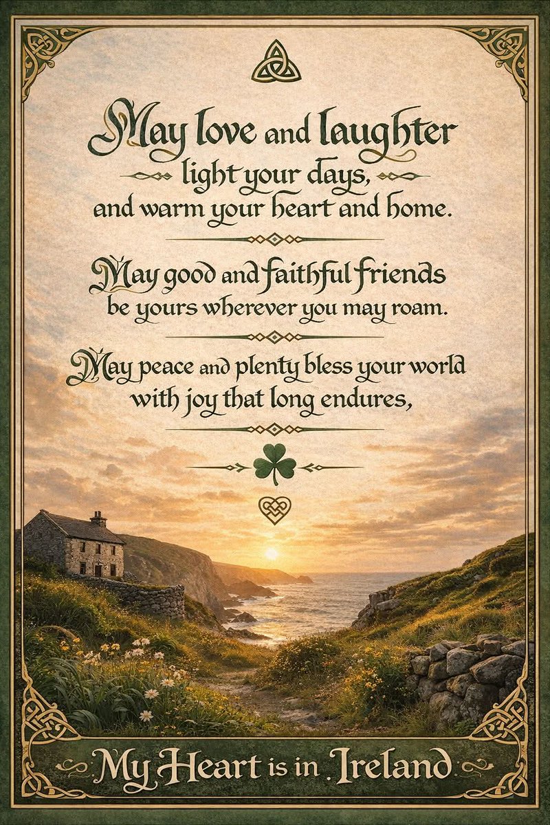 ThisIsIreland3's tweet image. 🇮🇪💚🇮🇪💚🇮🇪💚

#Ireland #Irishproverb #Blessing #Irish