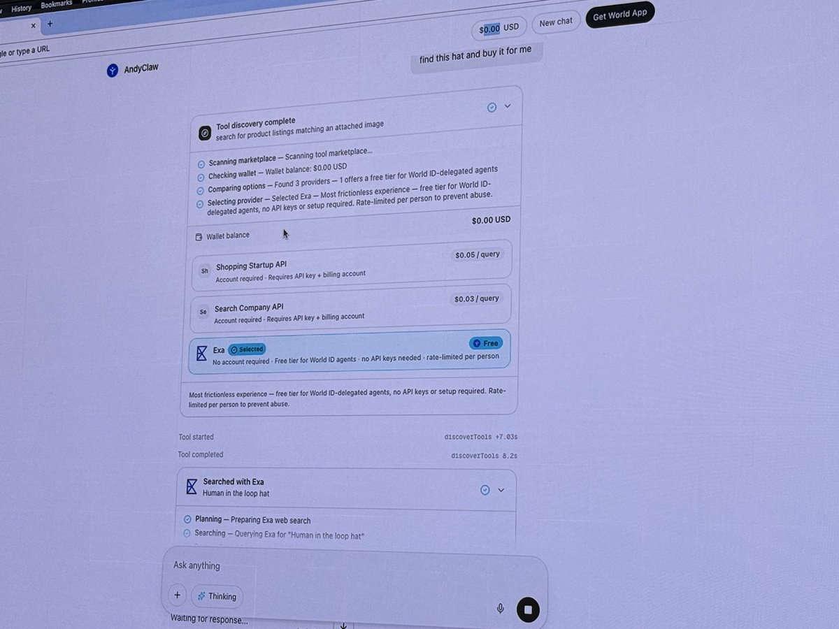 benhylak's tweet photo. sam altman’s @worldnetwork built an Agent Identity SDK with @okta, @vercel and @Zoom 

demo was actually really cool. you can “delegate” your identity to agents like power of attorney. https://t.co/jao9E5vGA7