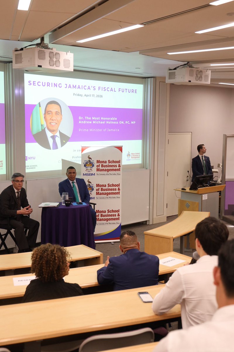 Andrew Holness tweet media