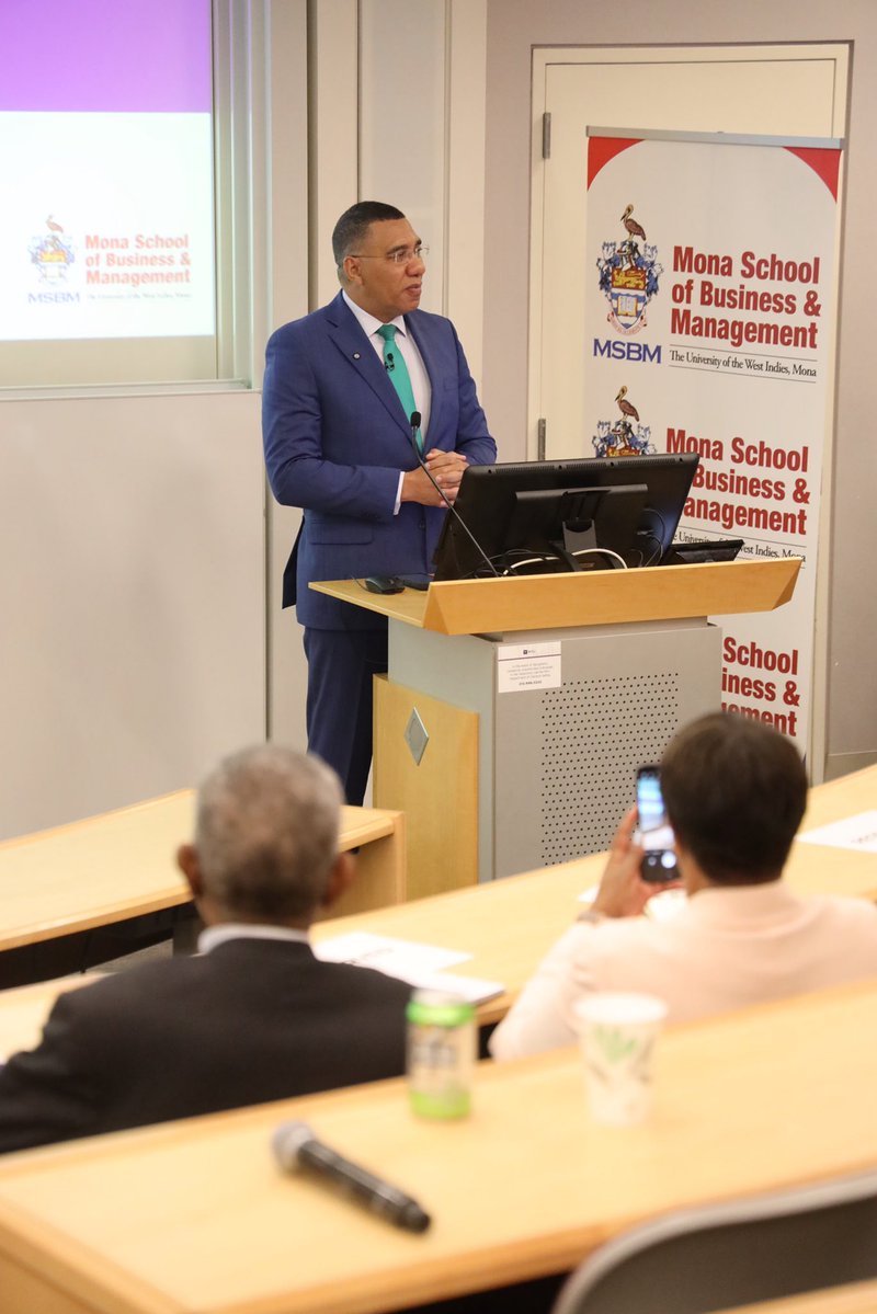 Andrew Holness tweet media