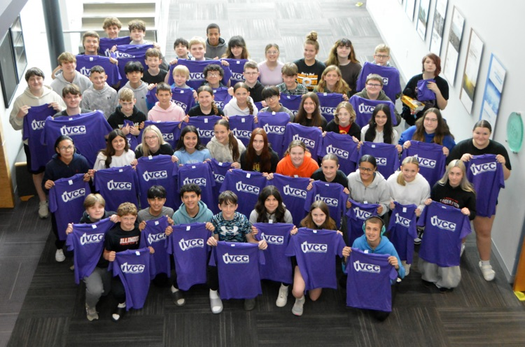 Thank you to IVCC for hosting our 8th graders and giving them a tour of the campus and all the college and career pathways for our students.