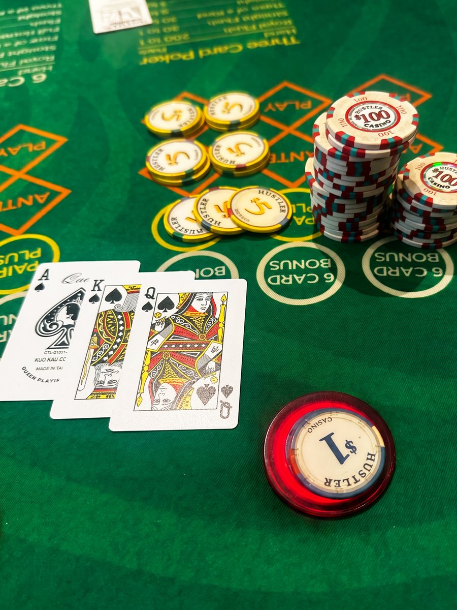 HUSTLERCASINOLA's tweet image. Another DOUBLE JACKPOT win! 💥 A $10,979 #ThreeCardPoker JACKPOT was hit and turned into $21,958 for a lucky HUSTLER! ♠️💰🔥 Double Jackpot is live ALL DAY Tuesday. Don’t miss it! 😉 #HUSTLERCasino #JACKPOT