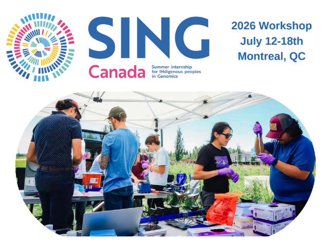 yourcier's tweet image. 🧬 SING Canada is an all-expenses-paid, Indigenous-led training program offered to #Indigenous students and community members. The curriculum explores the science and politics of genomics through hands-on field and lab training, discussions and more: sing-canada.ca