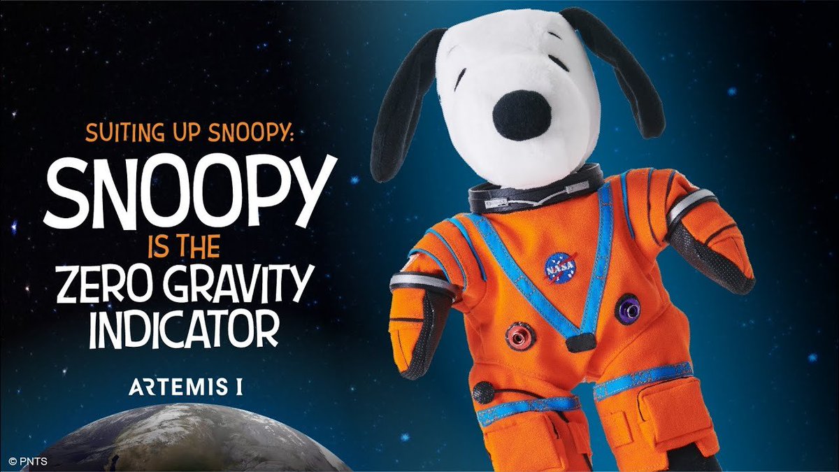 SnoopyNASADog's tweet photo. Zero-G Snoopy: NASA’s astronaut beagle &amp; Artemis space legend https://t.co/j44qGbDtr8