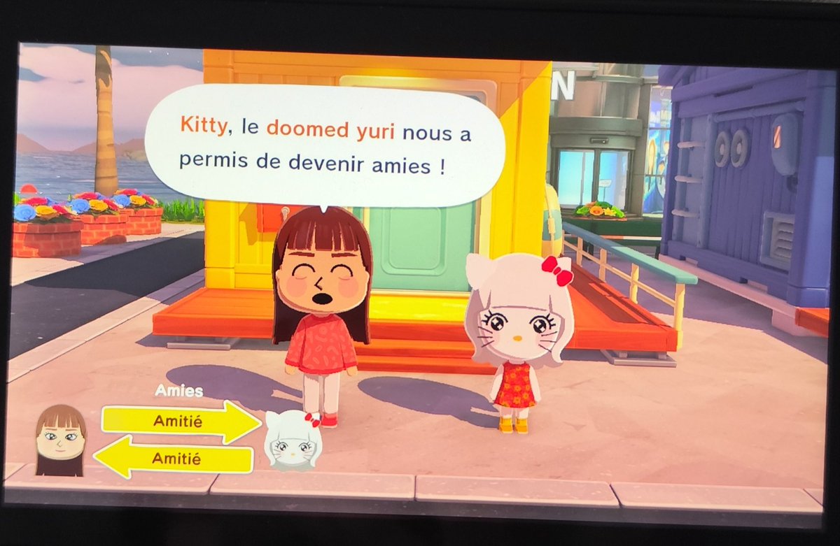 chuu and hello kitty bonding over doomed yuri