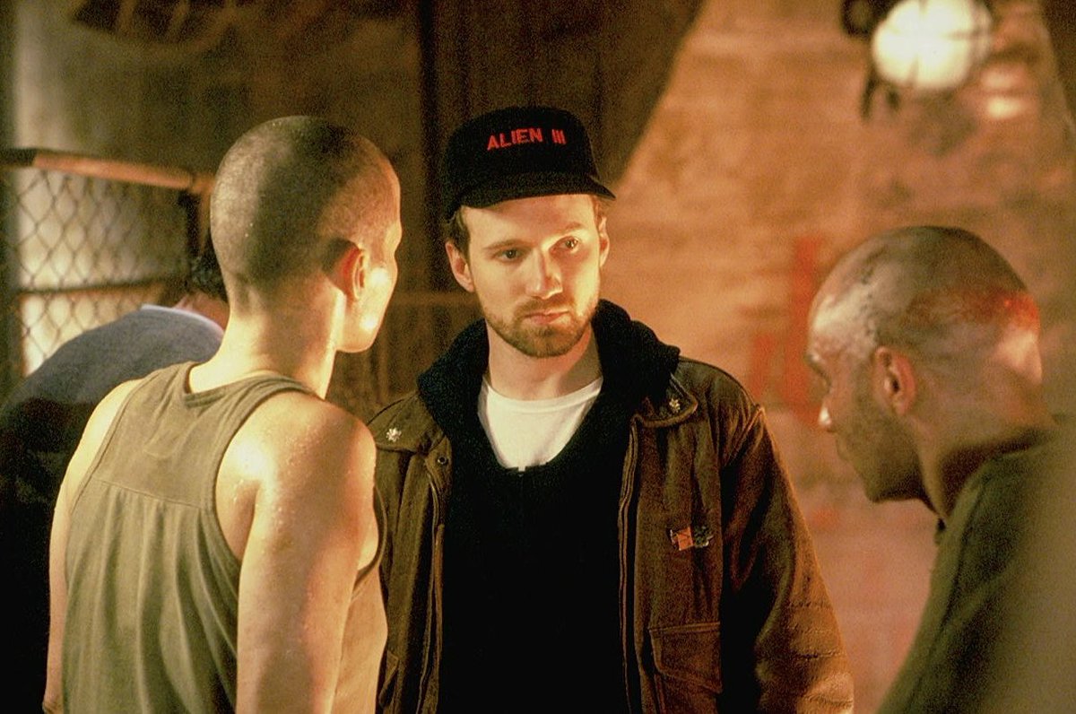 David Fincher directing Alien 3 (1992)
