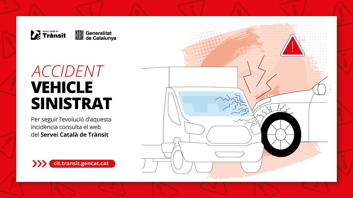 transit's tweet image. ⚫ Tallada la C-31 a Sitges (costes del Garraf) en ambdós sentits a causa d'un #accident 

🔴 #Retencions en els dos sentits de la marxa