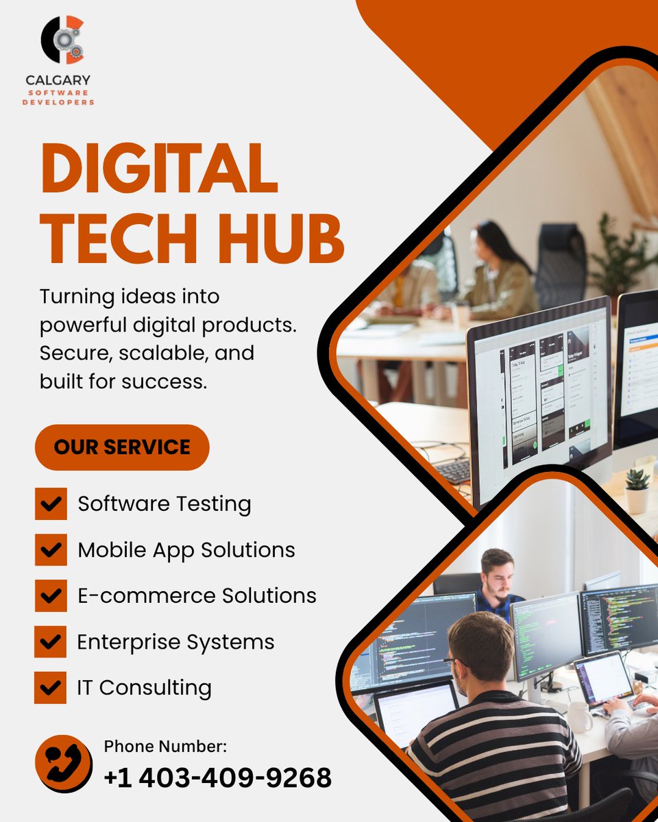 software91870's tweet image. Innovative, secure, and scalable digital solutions to power your business forward. 

📞 +1 403-409-9268

#TechInnovation #SoftwareDevelopment #DigitalSolutions #CloudComputing #ITServices