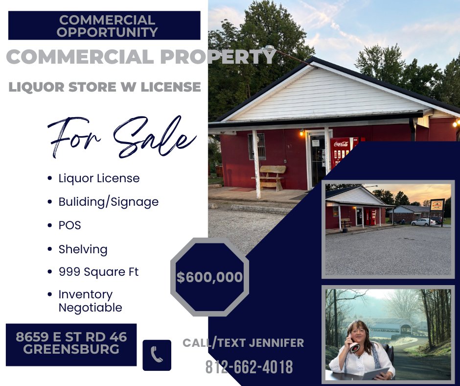 jen2loud's tweet photo. COMMERCIAL OPPORTUNITY
Liquor store sale! It will include LIQUOR LICENSE, Real Property, all attached shelving, POS, and signage. Any vender owned item will not be included. Inventory is a negotiable item. Showings to qualified buyers during non-business hours (no exceptions). https://t.co/5KZPKpWvbi
