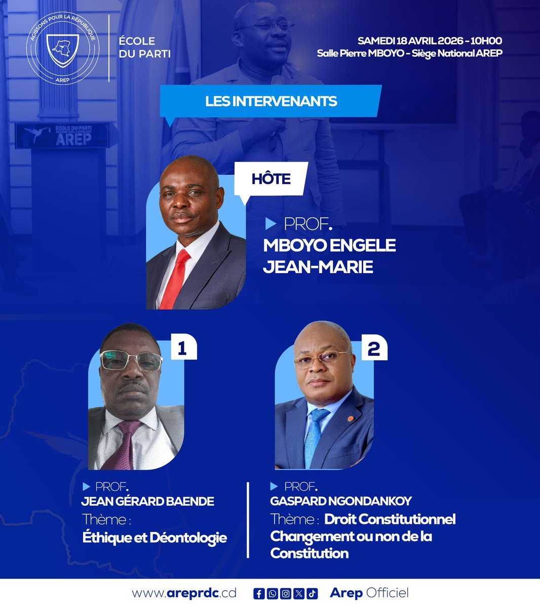 Nous nous donnons rendez-vous demain au siège national du Parti.