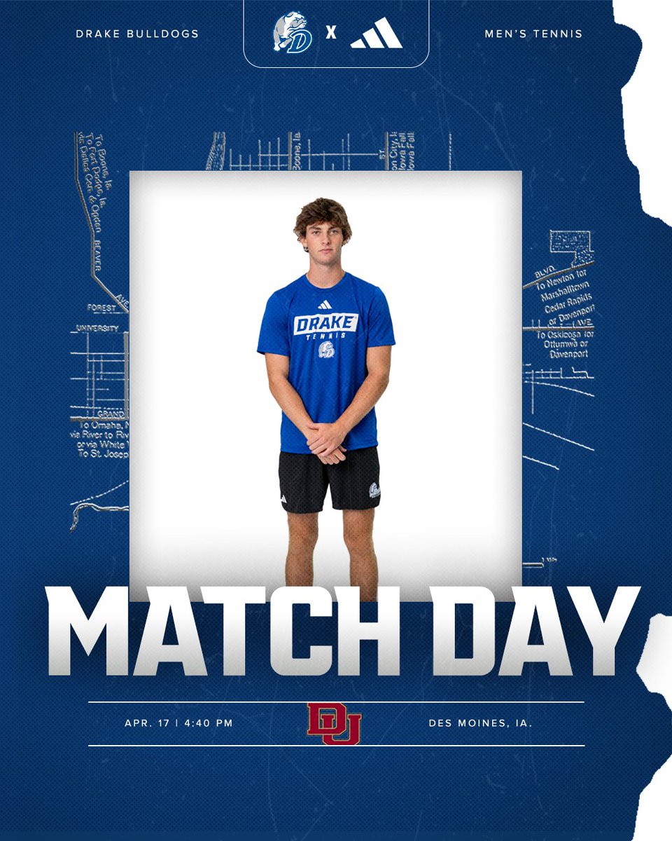 𝗠𝗔𝗧𝗖𝗛 𝗗𝗔𝗬.

🆚 <a href="/DU_MTennis/">Denver Men's Tennis</a> 
⏰ 4:40 pm
📍Des Moines, IA.
📊shorturl.at/BD2JX
📹shorturl.at/X90Nt