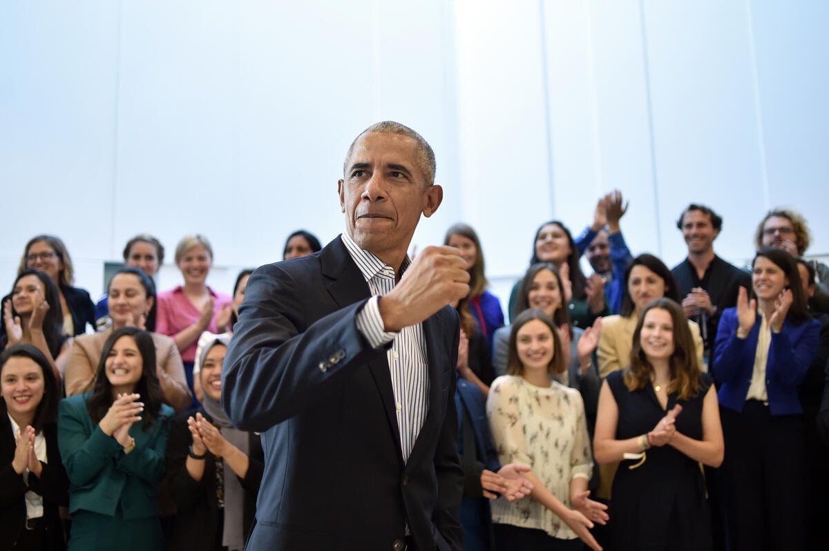 The Obama Foundation tweet media