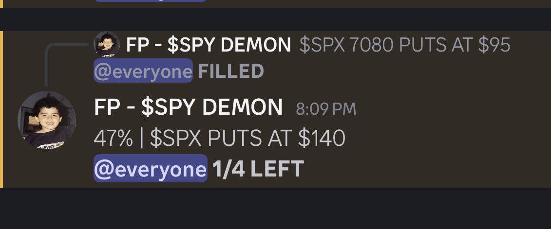 FP - $SPY DEMON tweet media