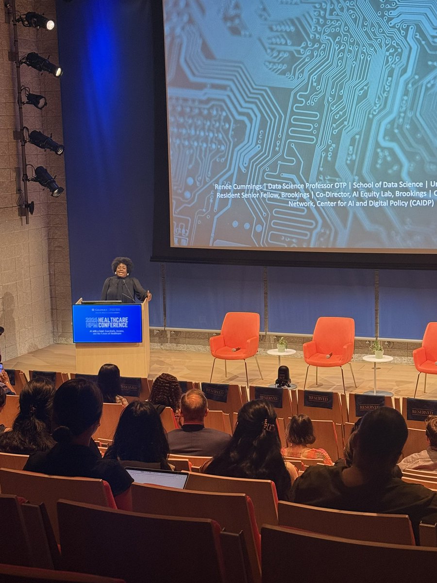 SBeukian's tweet photo. What a morning! #AI with soul at @columbiahpm @ColumbiaMSPH Truly thought provoking talks from leaders in AI and Prof. T. Porteny moderating! So much to think about!! 👩🏻‍💻 https://t.co/BVoV0hWV0W