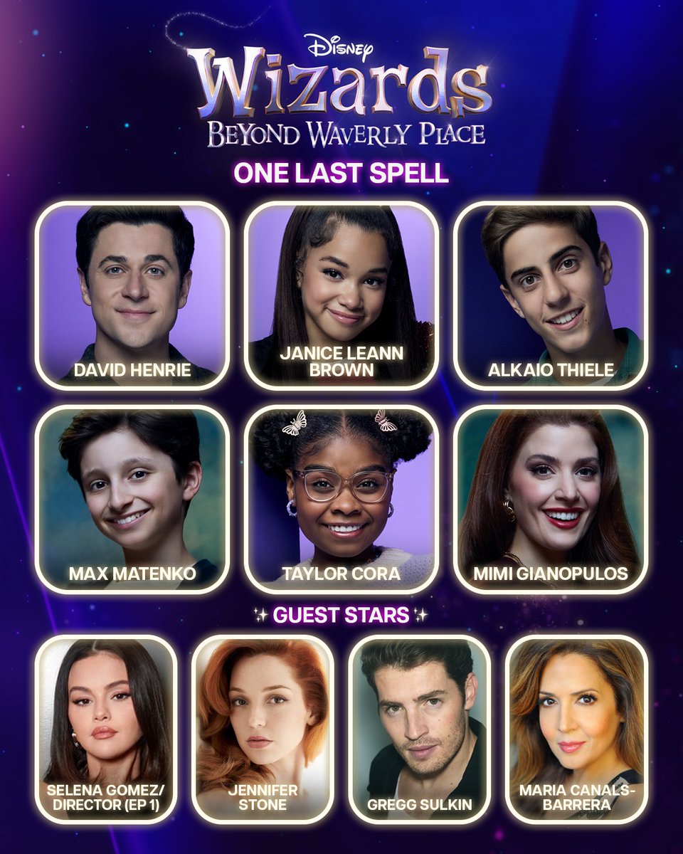 We've summoned a magical cast for the Wizards Beyond Waverly Place final season. 🪄 This summer on Disney+ and Disney Channel.