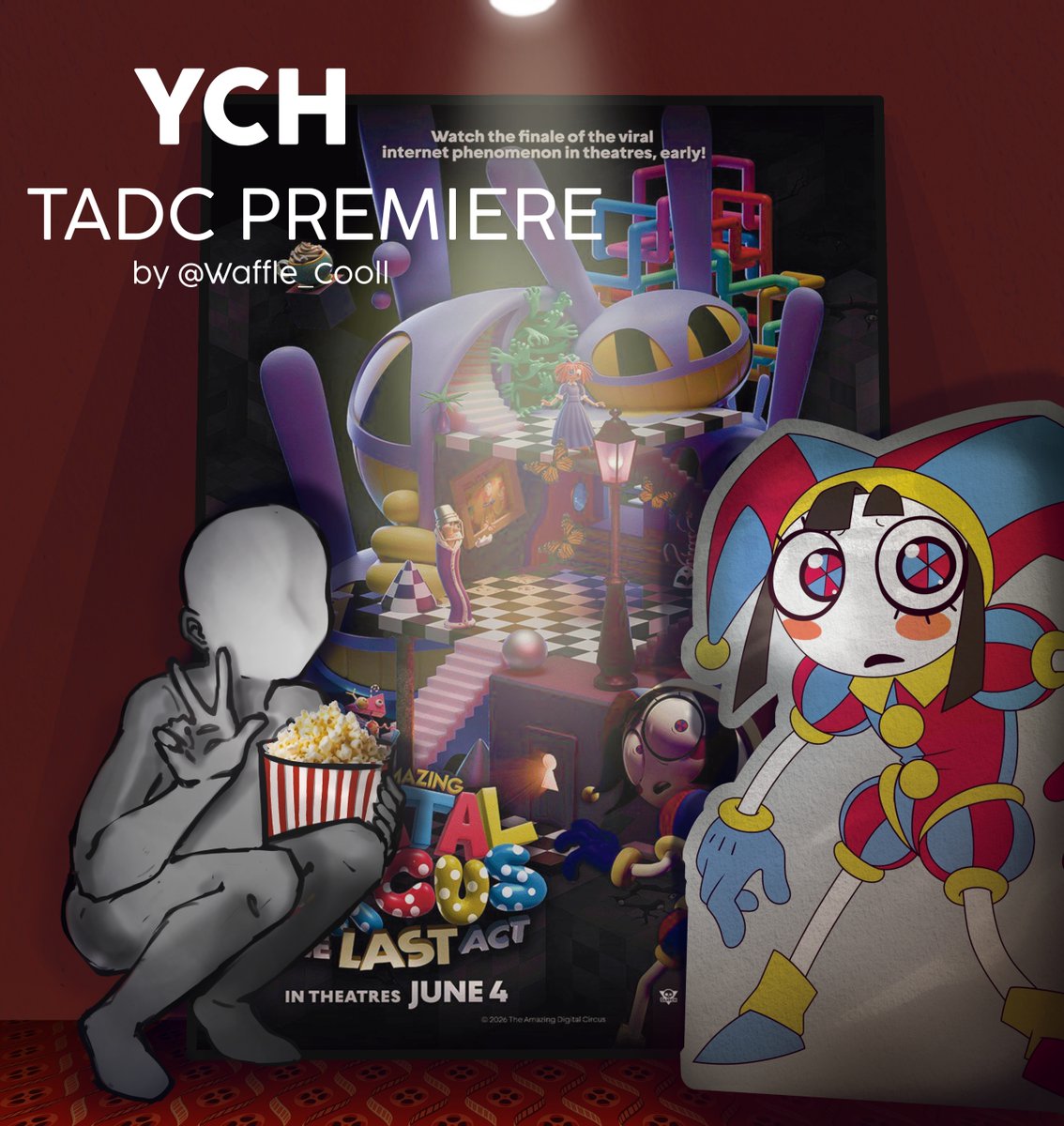 Waffle_Cooll's tweet image. ⁺˚⋆｡°NEW YCH AVAILABLE!°✩₊🎪🍿ก* ै‧₊˚
꒷꒦︶꒷꒦︶ ๋ ࣭ ⭑꒷꒦꒷꒦︶꒷꒦︶ ๋ ࣭ ⭑꒷꒦

⤷ Order it at Vgen💚゛ ˎˊ˗
⤷ vgen.co/Waffle/service…

╰┈➤ More YCHs in this style are coming soon! ₊⊹

#tadc #ych #opencommissions #vgencomm #theamazingdigitalcircus #tadcpomni