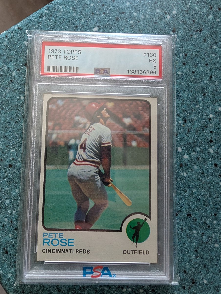 Picked up Pete Rose this morning <a href="/CardPurchaser/">Card Purchaser</a> PSA 5 but I finally got a Pete added to the collection.