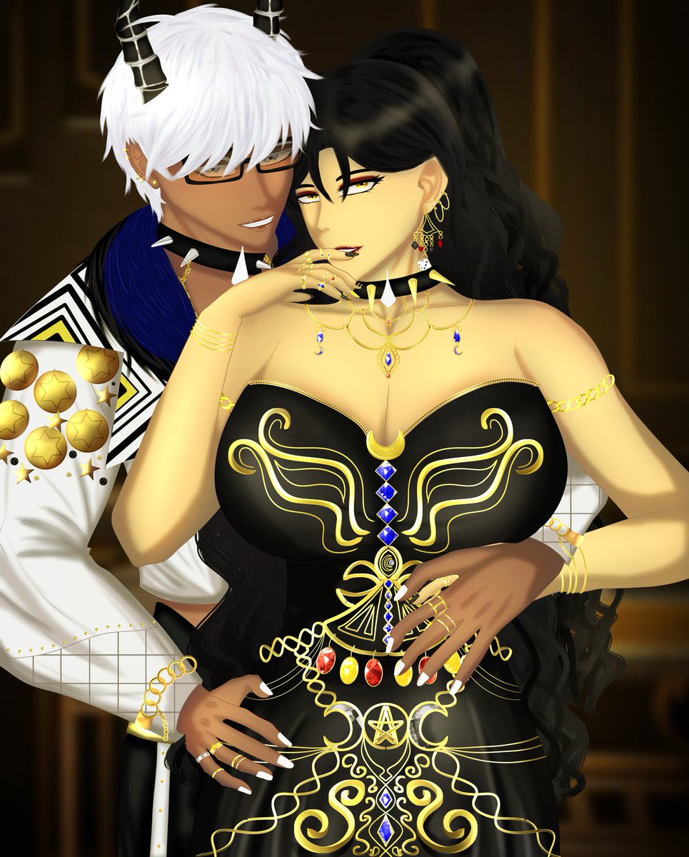 Mori🖤💛Mammon's only love & precious wife💍💀🍷🎲 tweet media