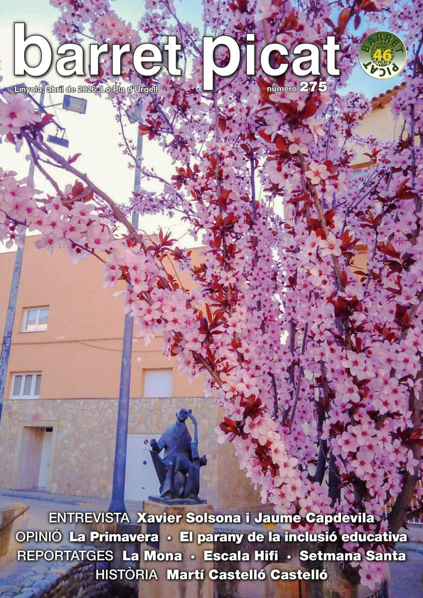 esteve6's tweet photo. Ha sortit el Barret Picat, 275 de Linyola. Bon Sant Jordi!. https://t.co/a5LyFWVFEZ