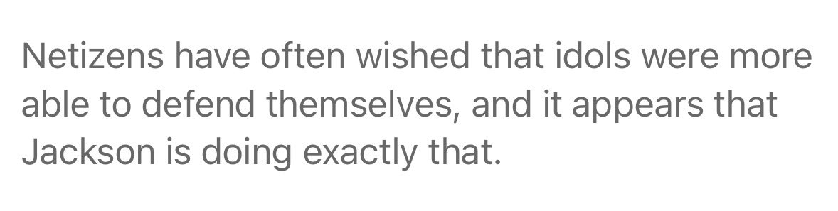 Exactly. And with class. Jackson wasn’t rude, wasn’t hostile. He was kinder than I would’ve been
