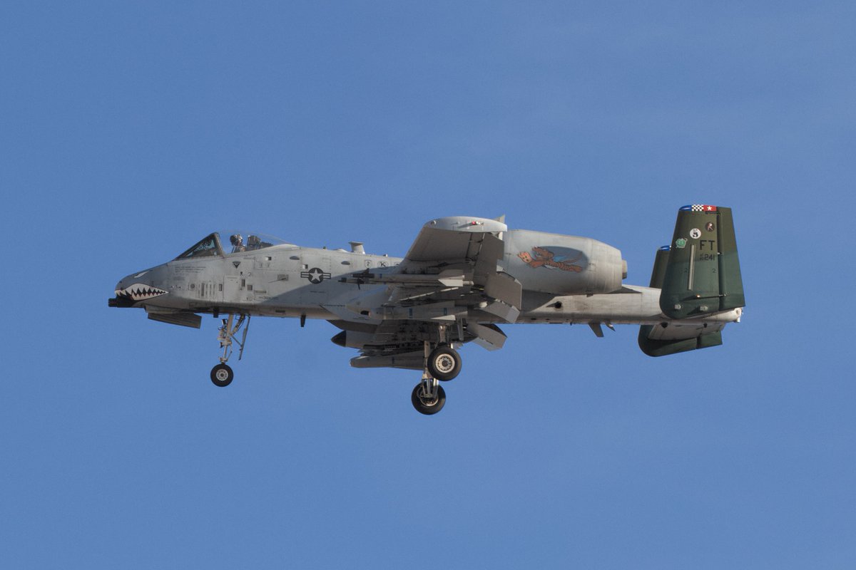 23rd FW Specially marked 'Hawg' on final for recovery, RF 22-1