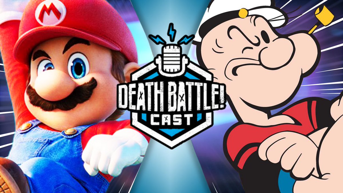 FictionRumble's tweet image. imagine mario vs popeye as a death battle cast episode.

credits to:

mario png: deviantart.com/junior3dsymas/…

popeye png: deviantart.com/totallynotinci…

#DEATHBATTLECast