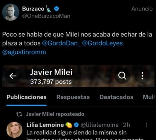 Che, esquina derecha arriba.
Mira como nos operan