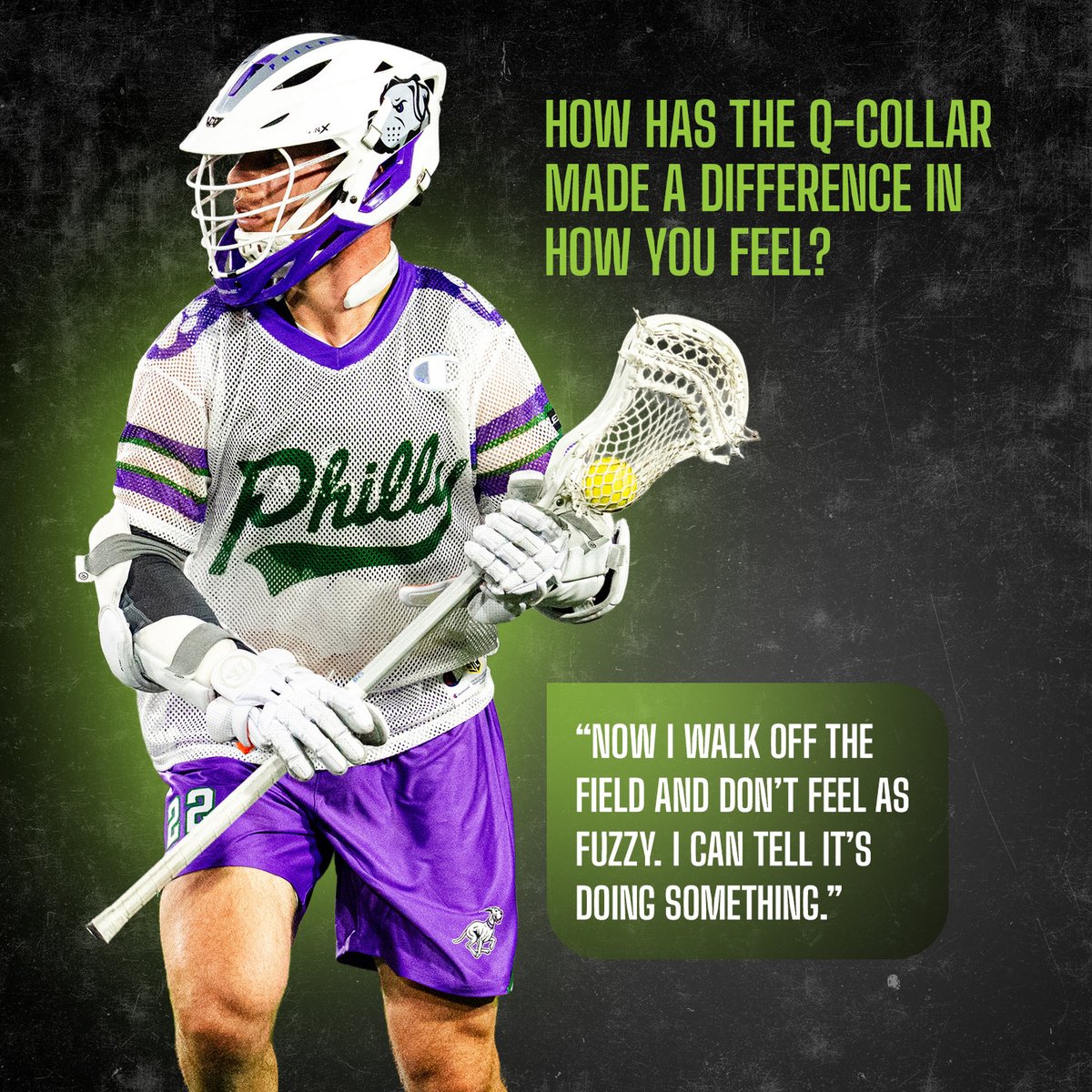 QCollarOfficial's tweet image. @PLLWaterdogs Attackman @Michaelsowers22 knows the importance of better brain protection, but do you? 

Now’s the time to Collar Up! 

#QCollar #CollarUp #PLL #Lacrosse #SportsMedicine