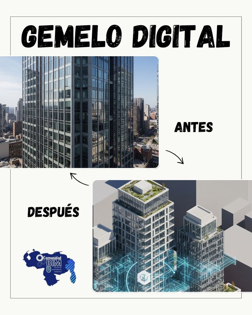 Un Gemelo Digital no es solo un modelo 3D; es un modelo vivo, conectado a datos en tiempo real. Permite simular comportamientos, predecir fallas y optimizar el mantenimiento de una edificación antes de que ocurra un problema.