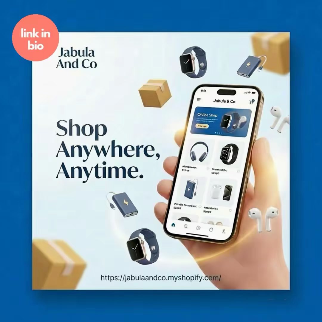 WasOneLegWonder's tweet image. Come explore the collection and find your new favorite tech .
🔗 Shop here: jabulaandco.myshopify.com

👇 Like, share, and tag a friend who needs a tech upgrade!
#JabulaAndCo #TechEssentials #MobileAccessories #ShopOnline