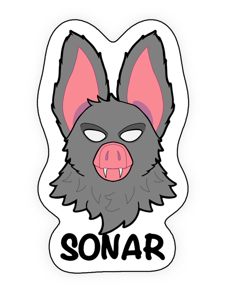 GoldPuzzlePiece's tweet image. Made a Sonar Badge for Future Cons!  #dispatch #sonar #cosplay #badge