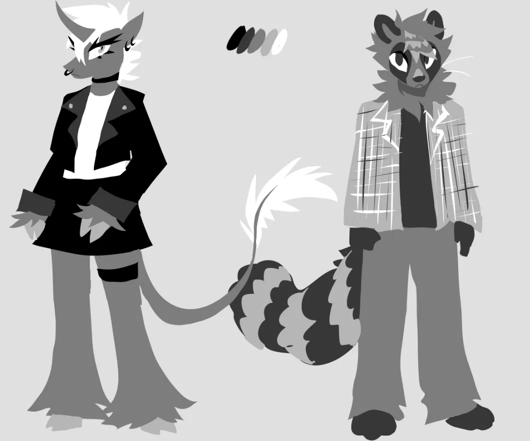 character concepts for small project im working on ^_^ i always start ...