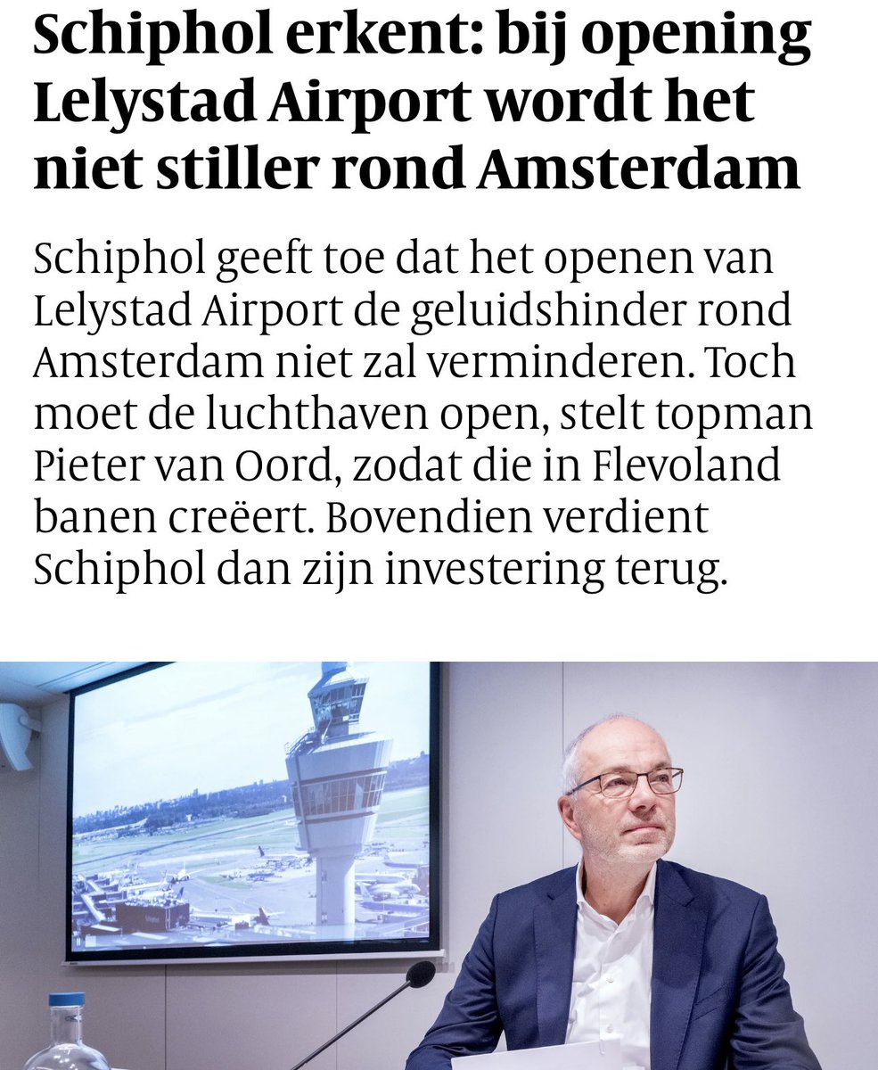 JacquelineAvun's tweet image. Welke vliegvelden precies? 

De jarenlang verkondigde en in stand gehouden leugen van verstilling Schiphol regio door opening Lelystad is állang ontkracht.

@vvd @pedegro @rubenbrekelmans  #lelystad #schiphol