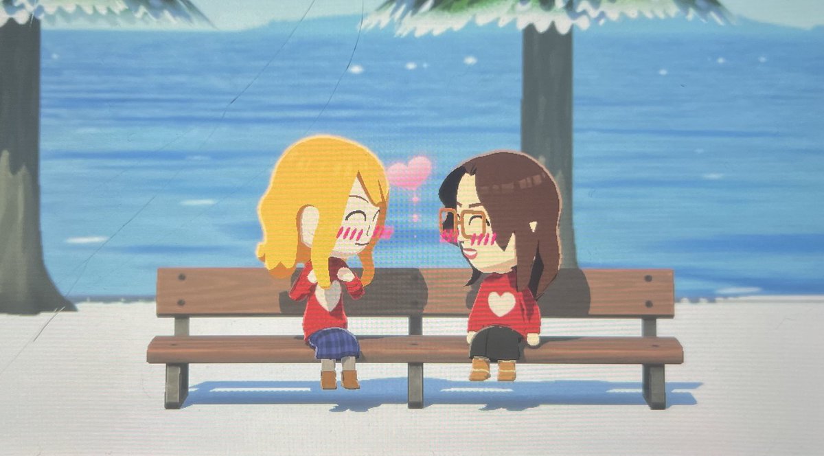 made us matching crochet sweaters #perfectgf