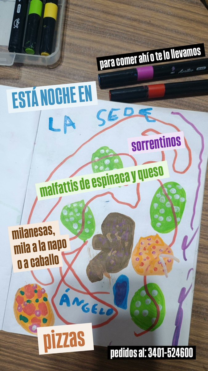 Mientras todos recurren a sus flyer en IA que son todos iguales, acá apostamos a la creatividad y lo hecho en casa (con un retoque en redes). Se olvidan de lo artesanal.
