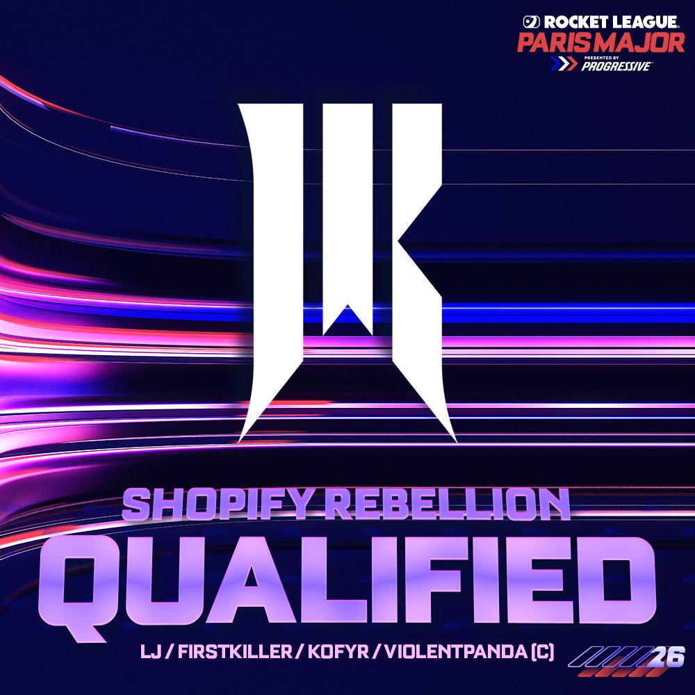 🇫🇷 <a href="/ShopifyRebels/">Shopify Rebellion</a> have booked their spot on the flight to Paris! 

🔹 <a href="/rl_ljfett/">Lj</a> 
🔹 <a href="/kofyr4/">SR kofyr 🪽⋆</a> 
🔹 <a href="/Firstkiller/">SR Firstkiller</a> 
🔹 <a href="/ViolentPandaRL/">ViolentPanda</a> (c)