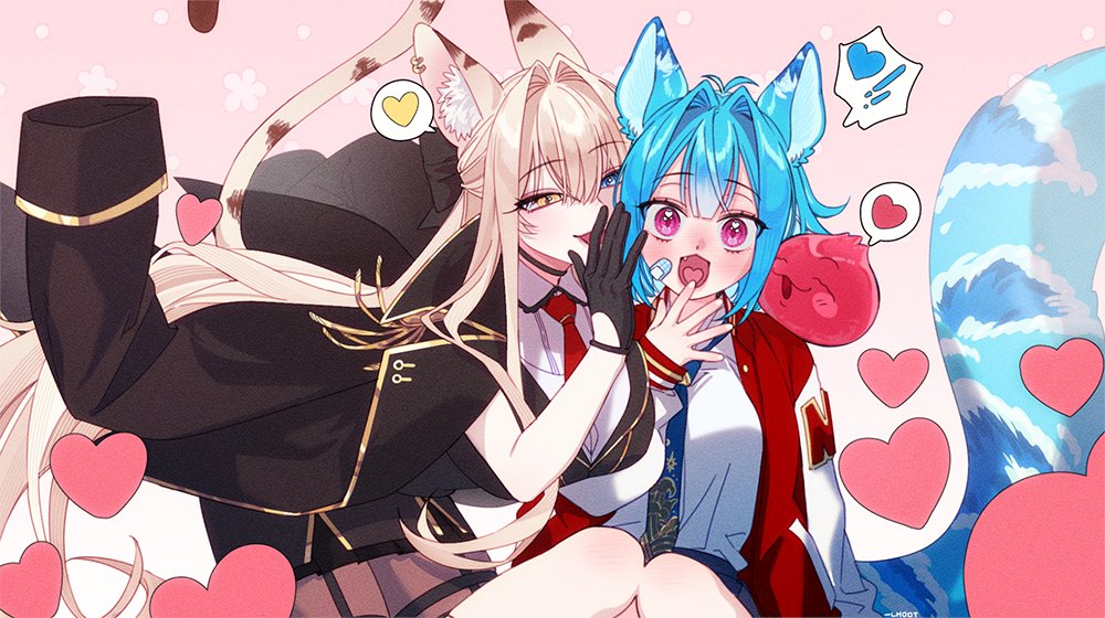 우리 서벌캣 례이(<a href="/ray_servalcat/">서벌캣 례이🐈🏎️</a>) 평소에 챙겨주는것도 고마운데 이번에 합방 포스터와 글귀도 신경써줘서 너무 고마웠어요.
합방 기념으로 작지만 선물을 준비했습니다💛💙❣️
너무 좋은 친구인데, 제가 상황이 여의치 않아 자주 못보고 있지만 정많고 정말 좋은 친구라 많이 아껴요.
...아끼면