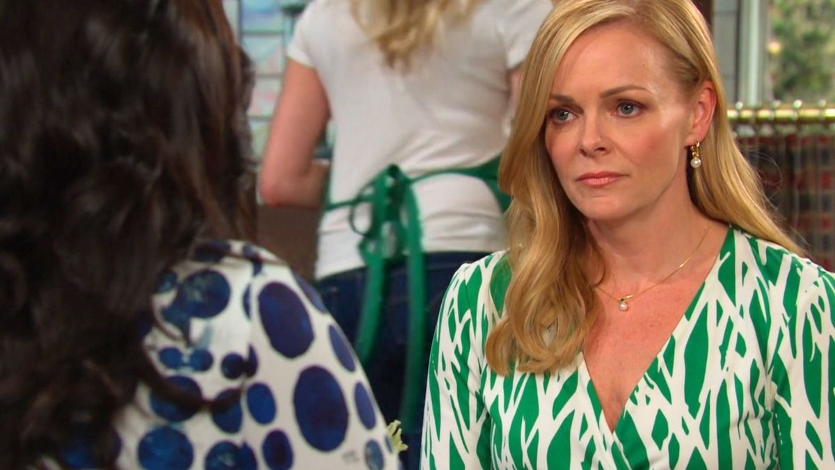 SoulKirk's tweet image. Belle meets with Paulina for a breakfast meeting. Paulina noted that Judge Dabney was unhappy with Belle’s actions, but she did not want Belle to resign. #Days