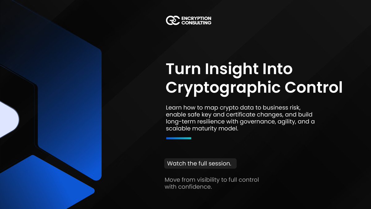 Encryption Consulting LLC tweet media