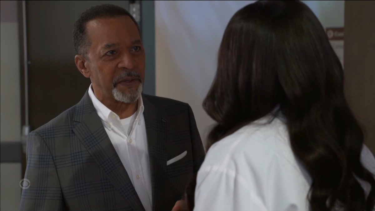 SoapsSpoilers's tweet image. I don't want anything bad happening to sweet Vernon. #BTG