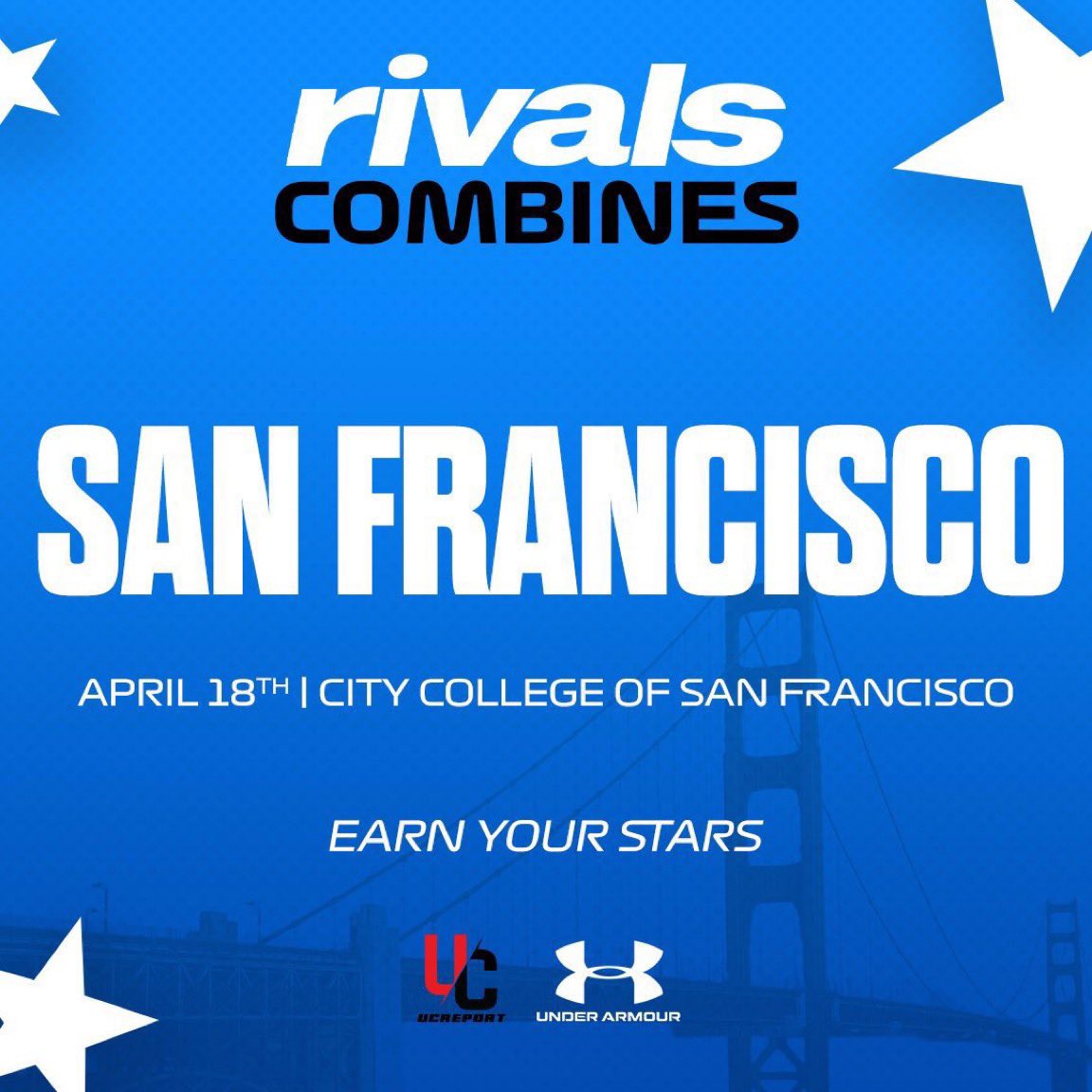 I will be attending rivals camp in San Francisco this weekend! 

<a href="/Kmine4/">Kory Minor</a> <a href="/PRICEBOY22/">Sheldon Price</a> <a href="/Coach_Portis/">Greg Portis</a> <a href="/RivalsHS/">Rivals High School</a> <a href="/Rivals/">Rivals</a>