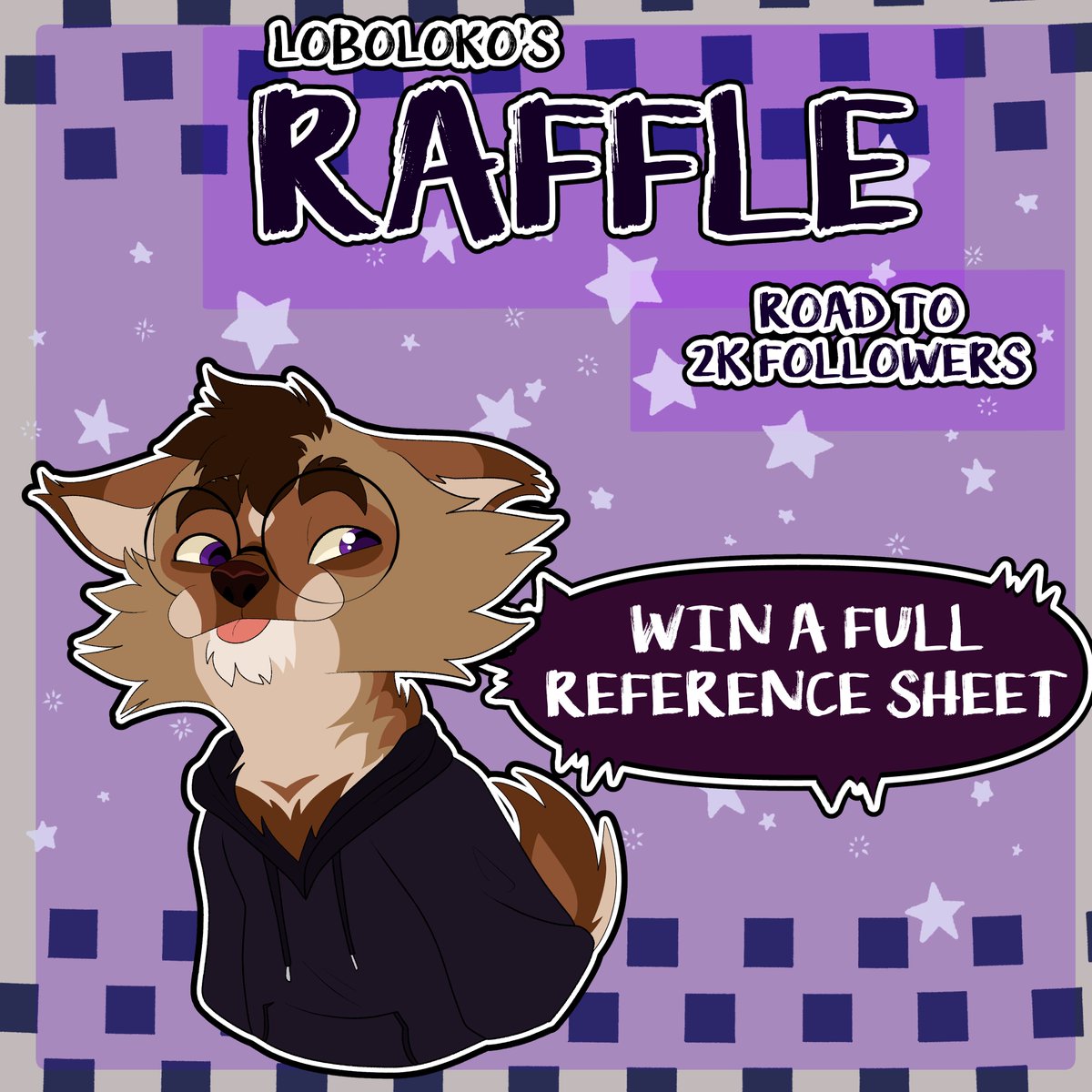 🐺Road to 2K Raffle🐺

Prize: Reference sheet
Ends when I hit 2K followers!
----
To participate, you must:

𓃠Follow (New followers are super welcome!)
𓃠 Like &amp; RT 
𓃠 Drop your favorite SFW GIF!!
𓃠 tag a friend! (optional)
𓃠 No raffle accounts!