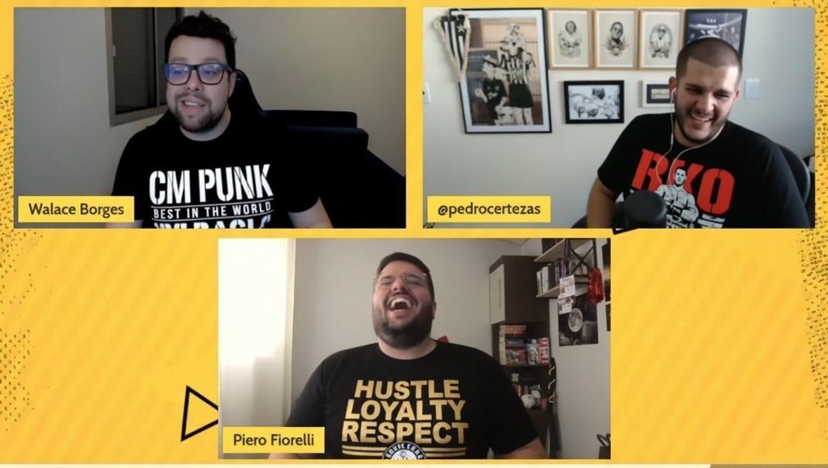 e vagabundo tá lá: será que a WWE não volta mais pro Brasil por causa do Jericho? 

e a <a href="/NetflixBrasil/">Netflix Brasil</a> não consegue escrever um #WrestleMania em linha reta