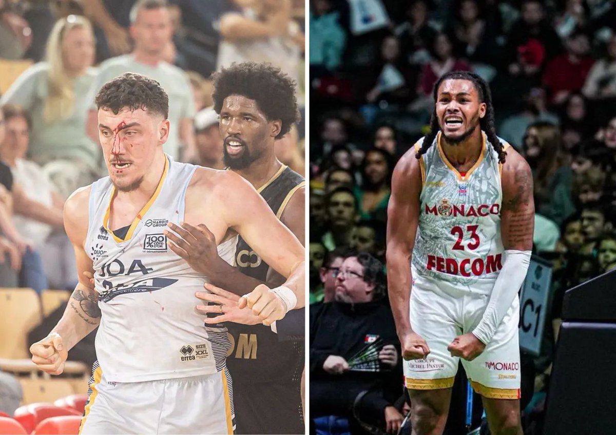 Be_BasketFr's tweet photo. 🟥 Quasiment 2 semaines après leur bagarre, les sanctions sont tombées pour Juhann Begarin (ASM) et Quentin Losser (JDA)

⚖️ La Commission a tranché : plusieurs matchs de suspension et une fin de saison compromise, pour « brutalité »

📝 Les sanctions : https://t.co/0ZkaD5AEPe https://t.co/evJccfF2pr