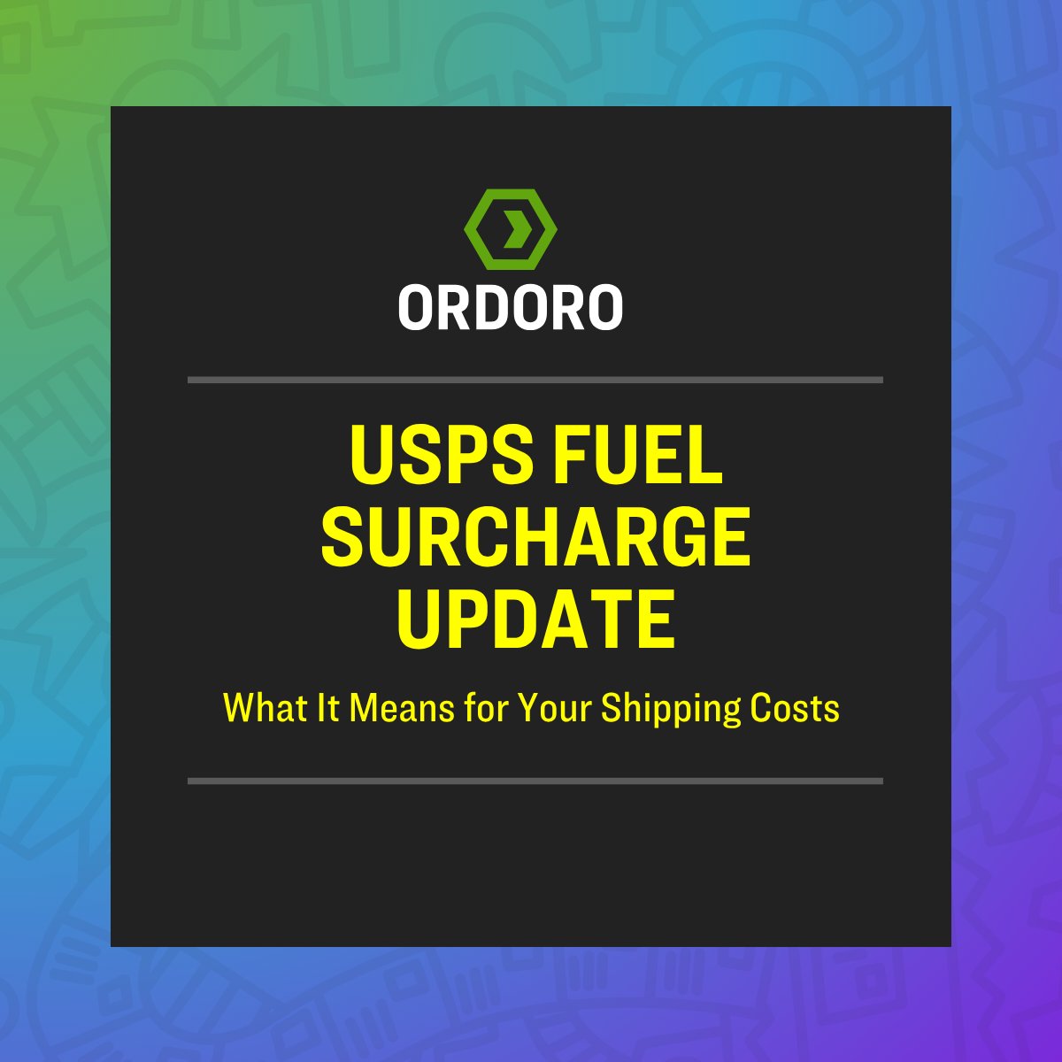 ordoro's tweet photo. We flagged this a few weeks ago. Now it’s official.

USPS is adding a fuel surcharge starting April 26. It’s temporary, but it signals a shift in how pricing is handled.

Full breakdown: https://t.co/TB6c7OcP2d

#ecommerce #shipping #logistics #smallbusiness #usps https://t.co/wu3BRZZhBH